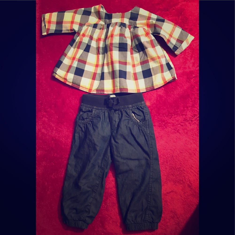 Pant with two shirts